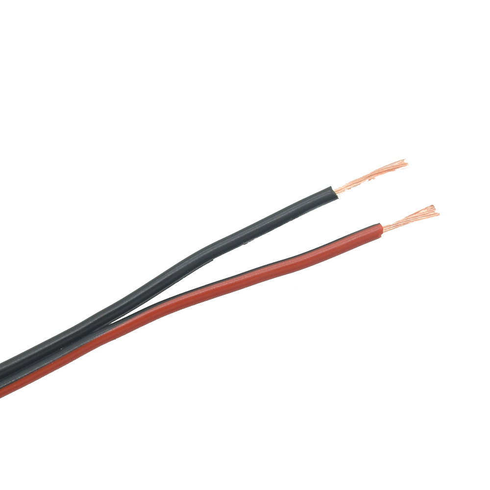 Litzen-Kabel LIYZ 2G 2x0,50 mm² Rot / Schwarz flex Flachleitung